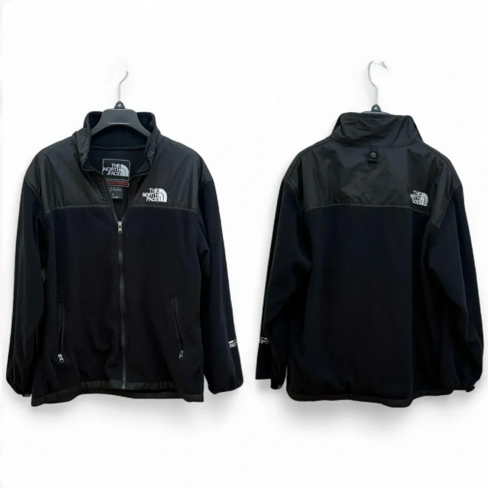 Vintage The North Face Black Summit Series Fleece Jacket Large 90s Y2K DeadStock